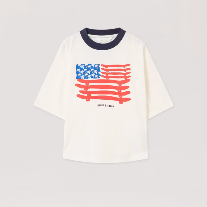 Flag Graphic Over T-Shirt