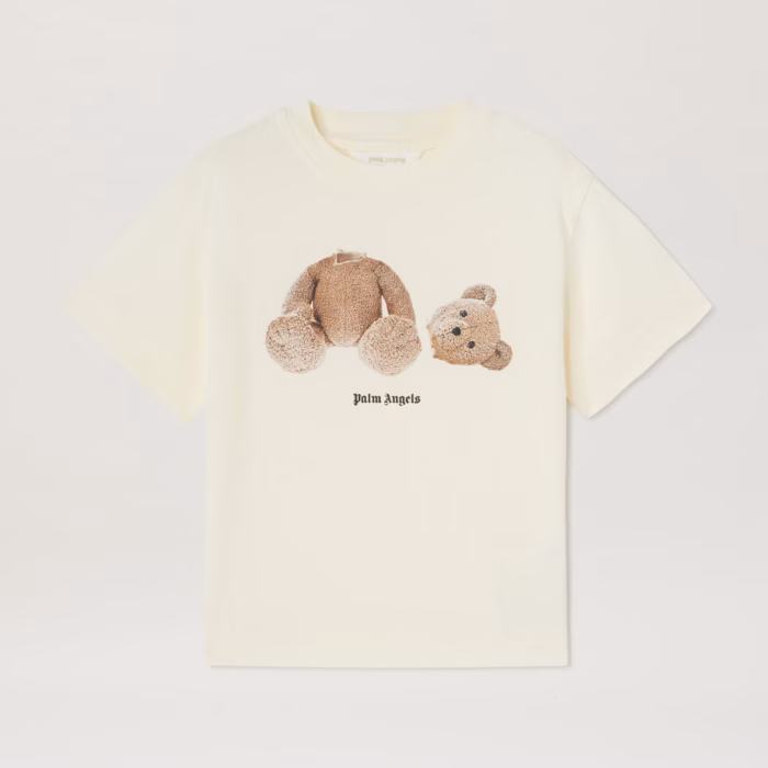 Palm Angels Bear T-Shirt S/S Butter Brow
