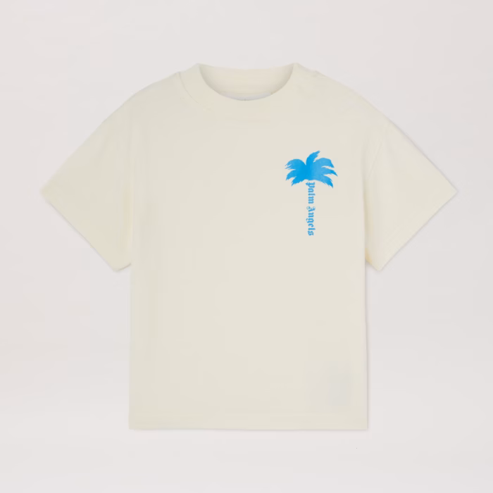 THE PALM REGULAR T-SHIRT S/S BUTTER BLUE