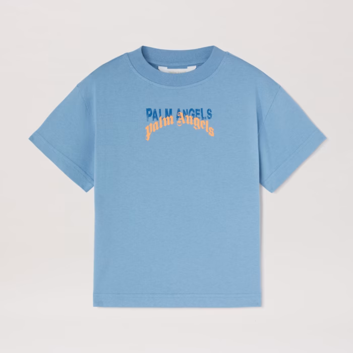 PA DOUBLELOGO REGULAR T-SHIRT DUSTY BLUE