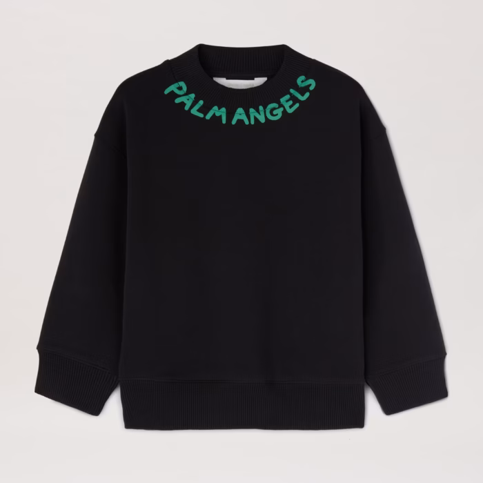 SEASONAL LOGO REGULAR CREWNEC BLACK GREE