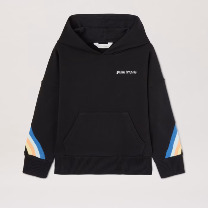PA COLORFUL TRACK OVER HOODIE BLACK OFF