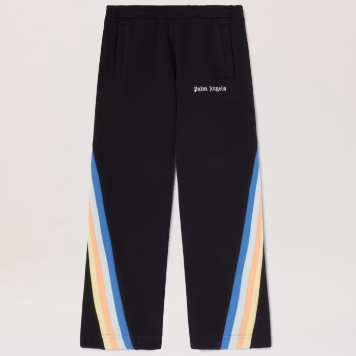 PA COLORFUL TRACK TRAVEL PANT BLACK OFF