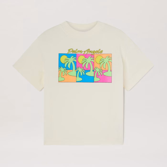 PA TRIPLE POP PALMS REG. TEE BUTTER GREE