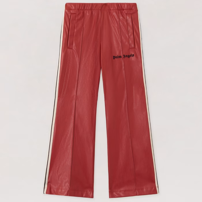 Coated Flare Track Pants