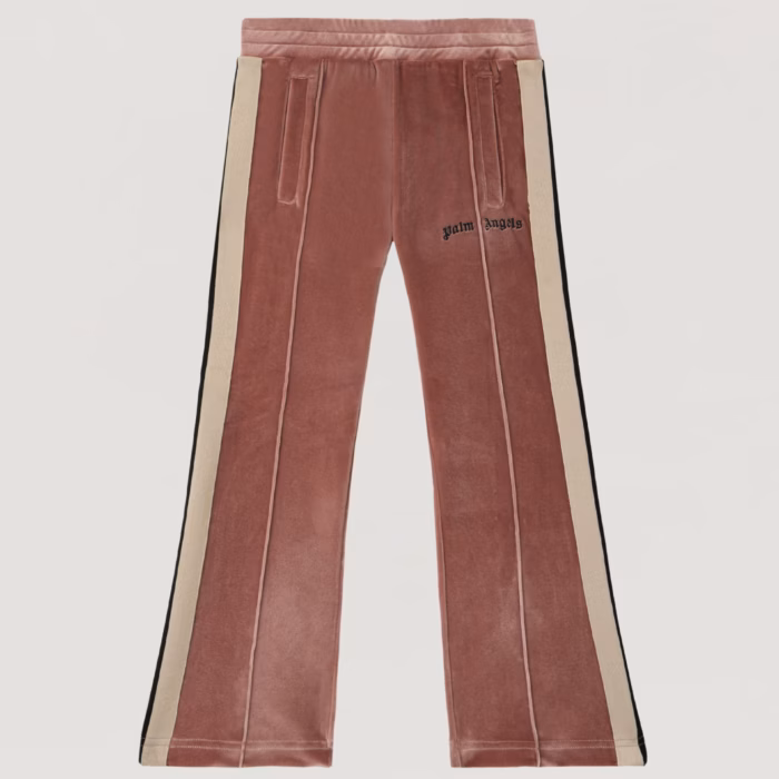 Chenille Track Flare Pants