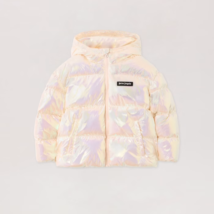 Iridescent Logo Puffer Jacket