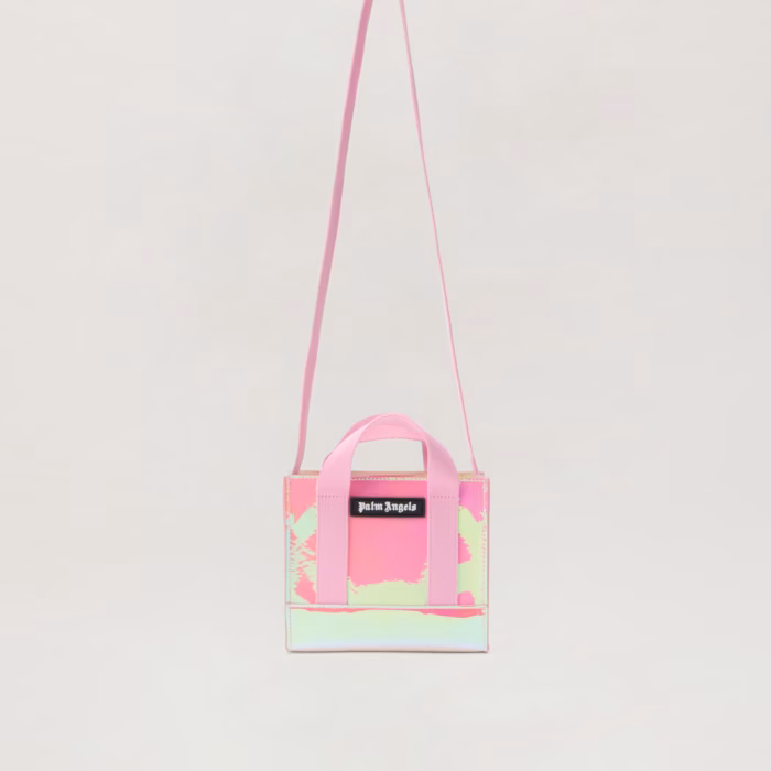Shiny Iridescent Mini Tote Bag