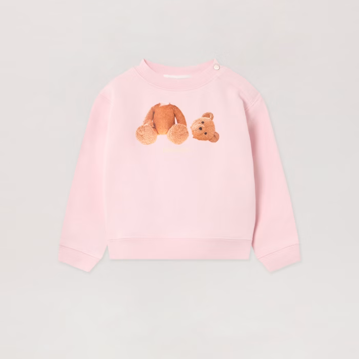 Bear Motif Crewneck Sweatshirt