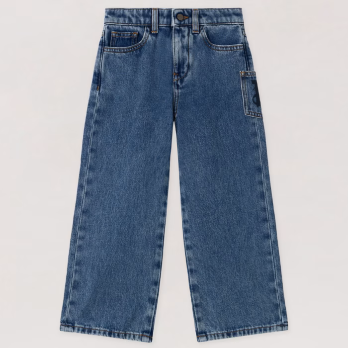 Wide Leg Denim Pants