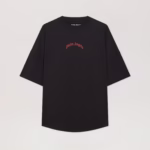 Curved Logo Over T-shirt
