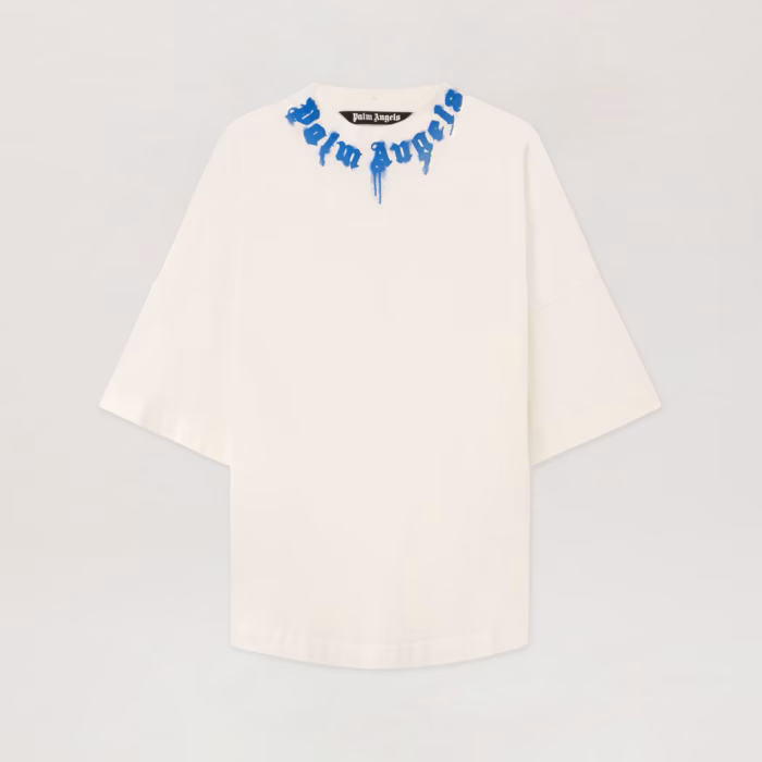 Curved Logo Over T-shirt