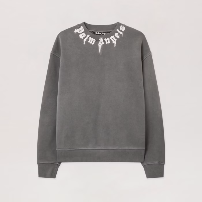 Neck Logo Regular Crewneck Sweatshirt