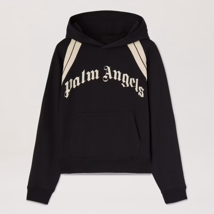 CURVED LOGO TRACK HOODY