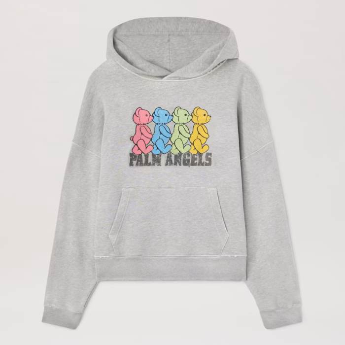 CROSSROADS BEARS HOODY GREY MELANGE - MU