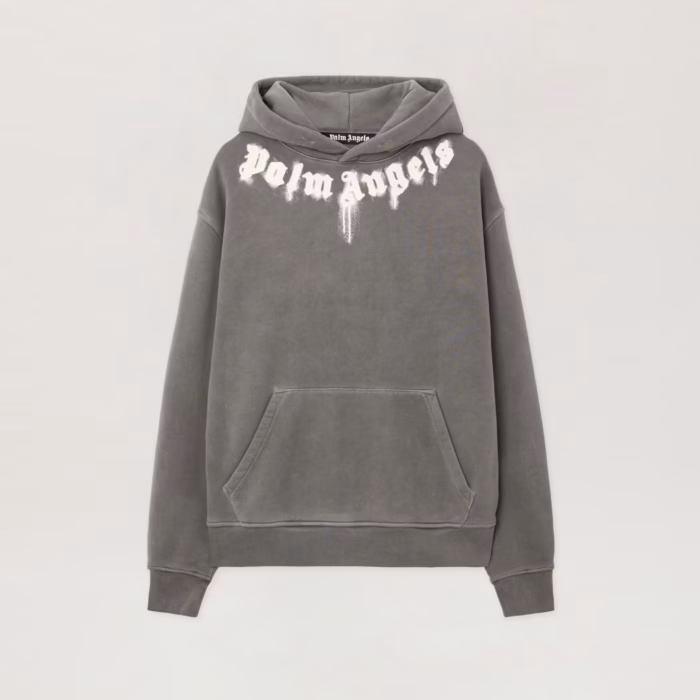 Neck Logo Regular Hoodie