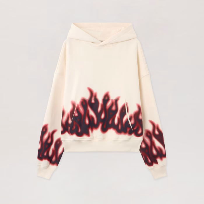 Flames Loose Hoodie