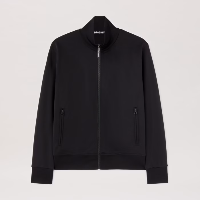 BACK CURVED LOGO TRACK JACKET BLACK - OF