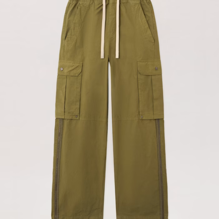 Curved Logo Cargo Pants