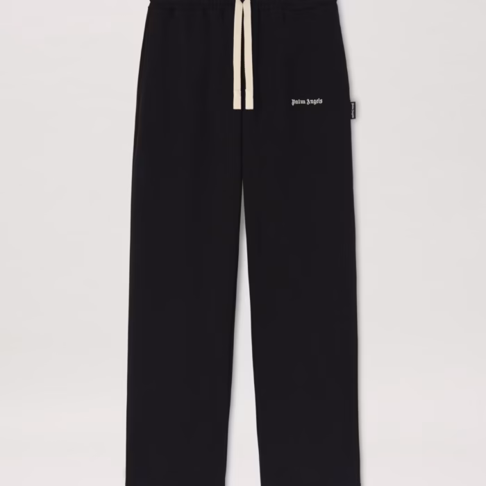 CLASSIC LOGO EMB SWEATPANTS BLACK OFF WH