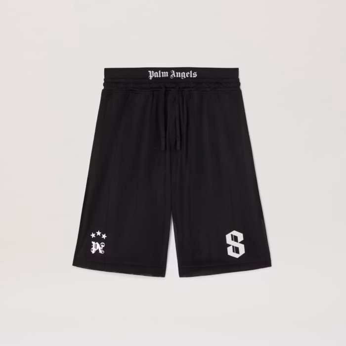 PALM SPORT MESH SWEATSHORTS BLACK - OFF