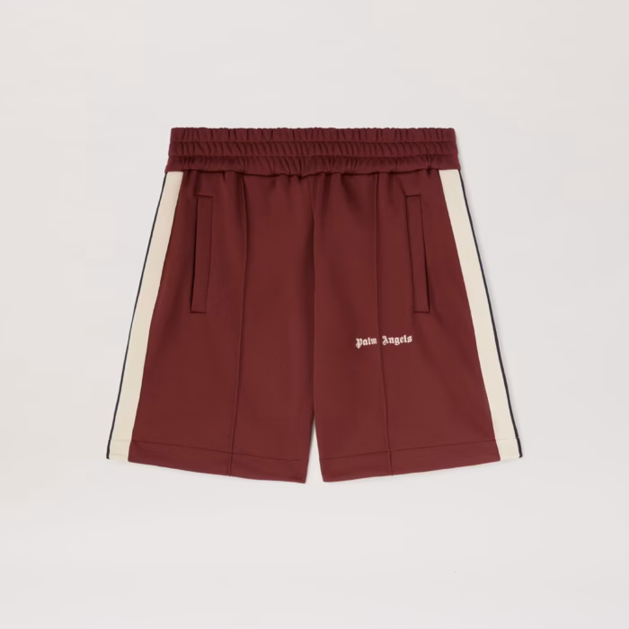 CLASSIC LOGO TRACK SHORTS BURGUNDY - OFF