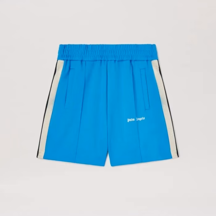 CLASSIC LOGO TRACK SHORTS LIGHT BLUE - O