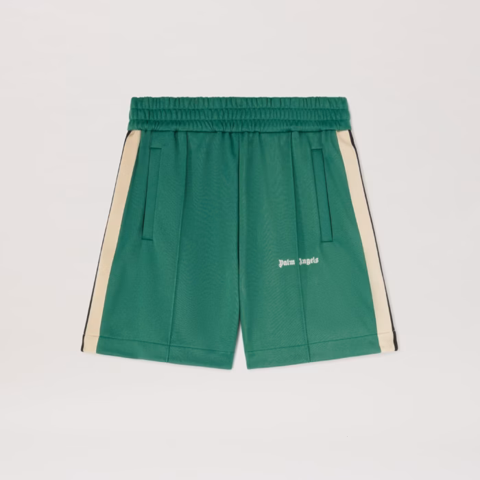 CLASSIC LOGO TRACK SHORTS FOREST GREEN -
