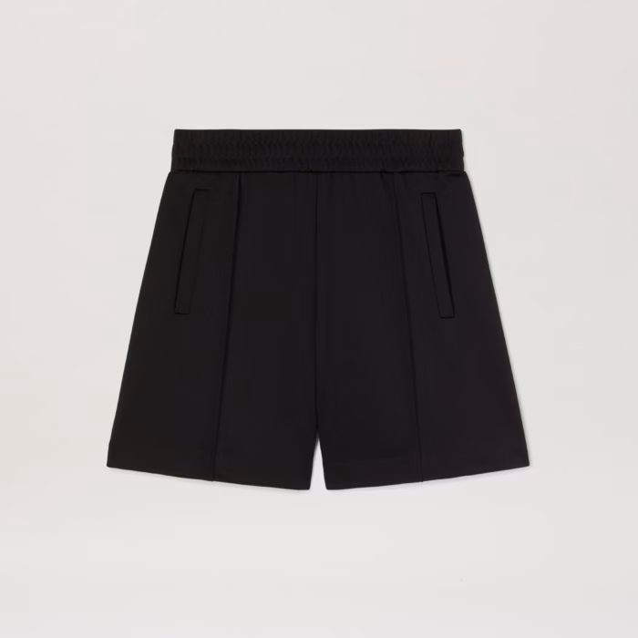 BACK CURVED LOGO TRACK SHORTS BLACK - OF