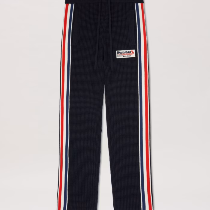 PAXMONCLER_KNITWEAR BOTTOMS NAVY BLUE -