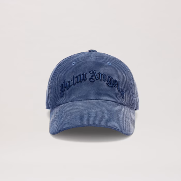 CURVED LOGO CORDUROY CAP VINTAGE BLACK -