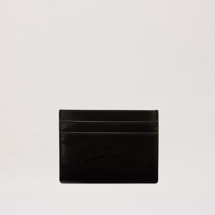 SHINY CURVED LOGO CARD HOLDER