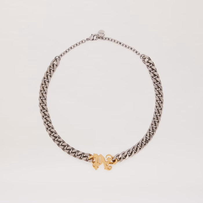 Gold Monogram necklace