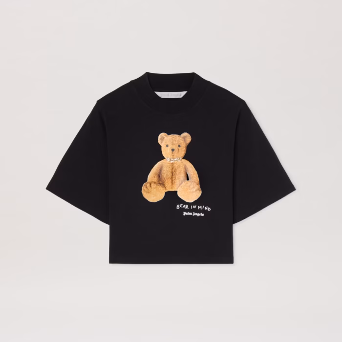 BEAR IN MIND CROPPED TEE