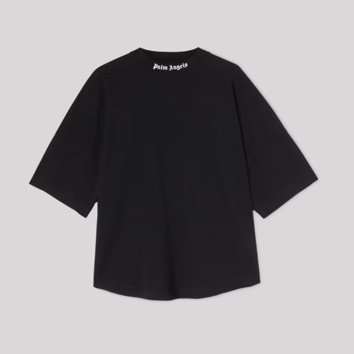 Rear logo print T-shirt