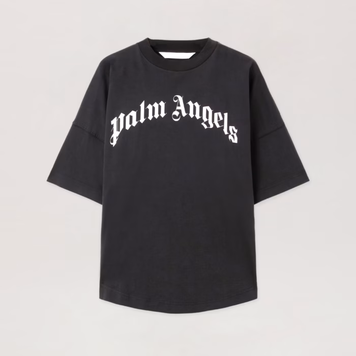 Curved Logo Over Tee