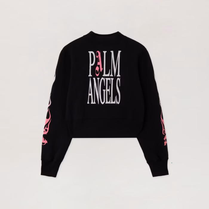 Flames Fitted Crew Sweatshirt