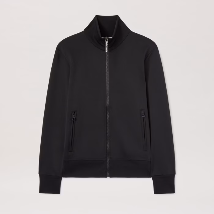 BACK CURVED LOGO TRACK JACKET BLACK - OF