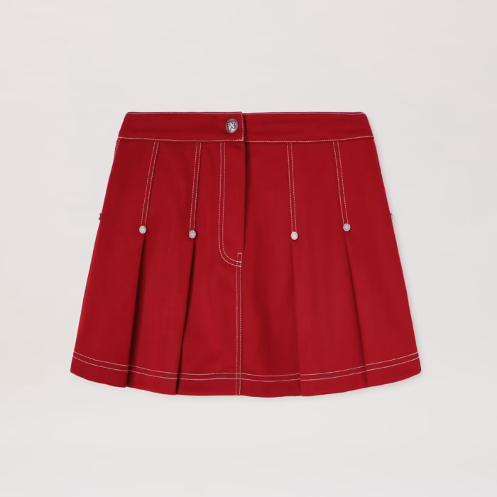 VINTAGE PLEATED MINI SKIRT