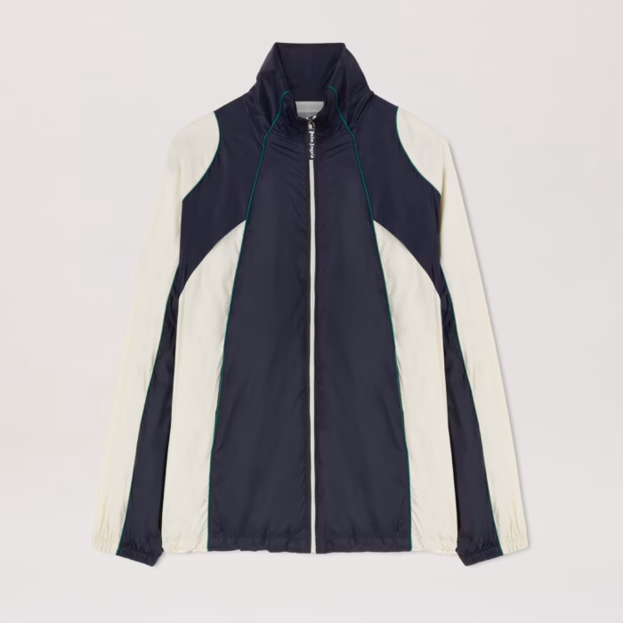 CB CURVED LOGO WINDBREAKER NAVY BLUE - O