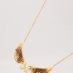 WINGS MONOGRAM NECKLACE