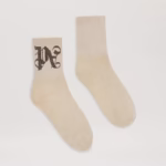 MONOGRAM LUREX SHORT SOCKS