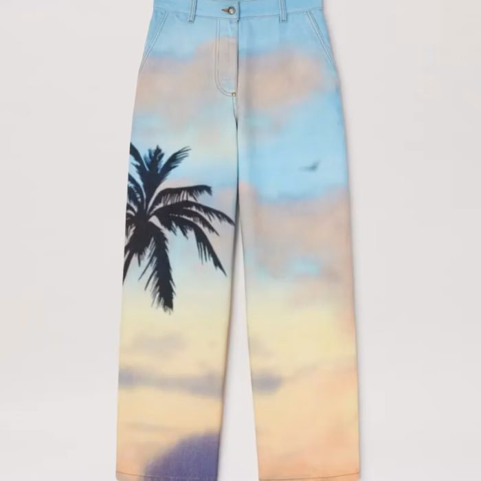 SUNRISE PALM BAGGY 5 POCKETS MULTICOLOR